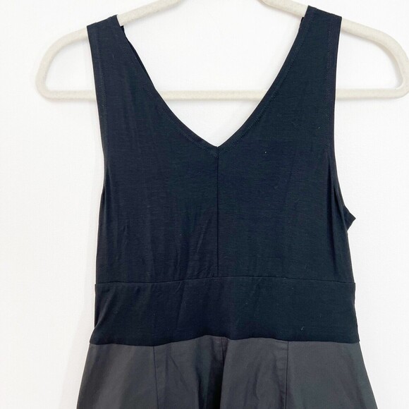 DKNY Womens Black Sleeveless Tulip Dress Sz 10 Knee Length Classy Minimalist Mix - Picture 12 of 13